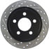 Centric 127.67063CR Disc Brake Rotor Sportstop Cryo Drilled & Slotted Rotor, Right