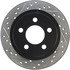 127.67063R by CENTRIC - Slotted Drilled Rotor