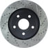 Centric 127.67064CL Disc Brake Rotor Sportstop Cryo Drilled & Slotted Rotor, Left