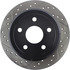 127.67067R by CENTRIC - Slotted Drilled Rotor