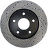 127.67069R by CENTRIC - Slotted Drilled Rotor