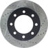 Centric 127.67072CL Disc Brake Rotor Sportstop Cryo Drilled & Slotted Rotor, Left