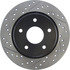 127.67071R by CENTRIC - Slotted Drilled Rotor