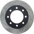 127.67072R by CENTRIC - Slotted Drilled Rotor