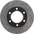 127.68000R by CENTRIC - Slotted Drilled Rotor