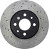 128.04002R by CENTRIC - Cross Drilled Rotor