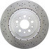 128.07004 by CENTRIC - Centric Premium OE Style Drilled Brake Rotor