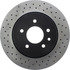 128.20021 by CENTRIC - Centric Premium OE Style Drilled Brake Rotor