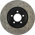128.20023R by CENTRIC - Cross Drilled Rotor
