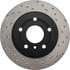 Centric 128.22004L Disc Brake Rotor Cross Drilled Rotor