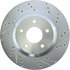 227.62046L by CENTRIC - Select Sport Drilled & Slotted Rotor, Left