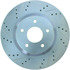 Centric 227.62047R Disc Brake Rotor Select Sport Drilled & Slotted Rotor, Right