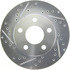 227.62050R by CENTRIC - Select Sport Drilled & Slotted Rotor, Right