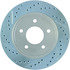 227.62054R by CENTRIC - Select Sport Drilled & Slotted Rotor, Right