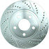 227.62055L by CENTRIC - Select Sport Drilled & Slotted Rotor, Left