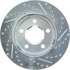 227.62056R by CENTRIC - Select Sport Drilled & Slotted Rotor, Right