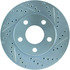 227.62057L by CENTRIC - Select Sport Drilled & Slotted Rotor, Left