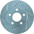 227.62057R by CENTRIC - Select Sport Drilled & Slotted Rotor, Right