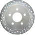 227.62058R by CENTRIC - Select Sport Drilled & Slotted Rotor, Right