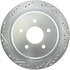 227.62062R by CENTRIC - Select Sport Drilled & Slotted Rotor, Right