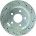 227.62065L by CENTRIC - Select Sport Drilled & Slotted Rotor, Left