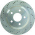 227.62065R by CENTRIC - Select Sport Drilled & Slotted Rotor, Right