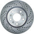 227.62073L by CENTRIC - Select Sport Drilled & Slotted Rotor, Left