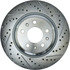 227.62084L by CENTRIC - Select Sport Drilled & Slotted Rotor, Left