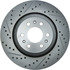 227.62082R by CENTRIC - Select Sport Drilled & Slotted Rotor, Right