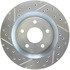 227.62085R by CENTRIC - Select Sport Drilled & Slotted Rotor, Right