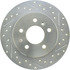 227.62101L by CENTRIC - Select Sport Drilled & Slotted Rotor, Left