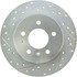 227.62101R by CENTRIC - Select Sport Drilled & Slotted Rotor, Right