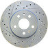 227.62130R by CENTRIC - Select Sport Drilled & Slotted Rotor, Right