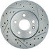 227.62130L by CENTRIC - Select Sport Drilled & Slotted Rotor, Left