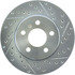 227.63039L by CENTRIC - Select Sport Drilled & Slotted Rotor, Left