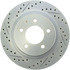 227.63045R by CENTRIC - Select Sport Drilled & Slotted Rotor, Right