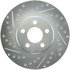 227.63052R by CENTRIC - Select Sport Drilled & Slotted Rotor, Right