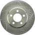 227.63059L by CENTRIC - Select Sport Drilled & Slotted Rotor, Left