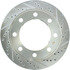 227.65086L by CENTRIC - Select Sport Drilled & Slotted Rotor, Left