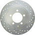 227.65090L by CENTRIC - Select Sport Drilled & Slotted Rotor, Left