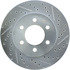 227.65097L by CENTRIC - Select Sport Drilled & Slotted Rotor, Left