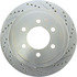 227.65102L by CENTRIC - Select Sport Drilled & Slotted Rotor, Left