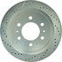 227.65102R by CENTRIC - Select Sport Drilled & Slotted Rotor, Right