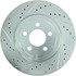 227.63061R by CENTRIC - Select Sport Drilled & Slotted Rotor, Right