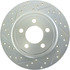 227.63060R by CENTRIC - Select Sport Drilled & Slotted Rotor, Right