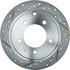 227.63066R by CENTRIC - Select Sport Drilled & Slotted Rotor, Right