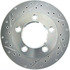 227.65013R by CENTRIC - Select Sport Drilled & Slotted Rotor, Right