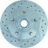 Centric 227.65040R Disc Brake Rotor and Hub Assembly Select Sport Drilled & Slotted Rotor, Right