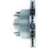 Centric 227.65046L Disc Brake Rotor and Hub Assembly Select Sport Drilled & Slotted Rotor, Left