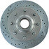 227.65046R by CENTRIC - Select Sport Drilled & Slotted Rotor, Right